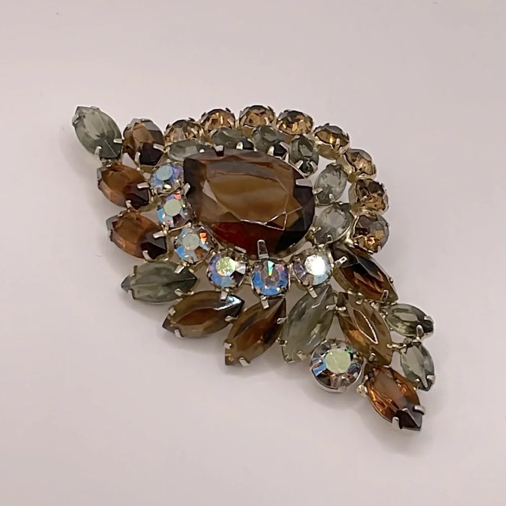 Vintage crystal gold 5”